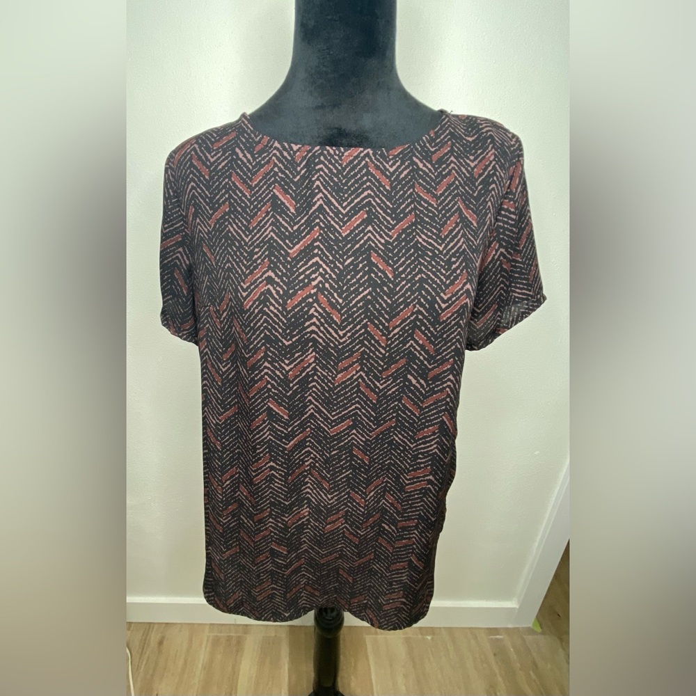 Chevron Patterned Women's Top